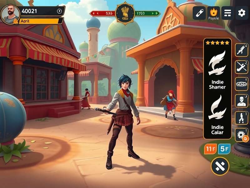 Agile Advance gameplay screenshot showing character and environment